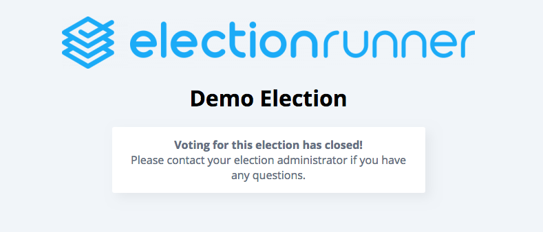 After Election Message